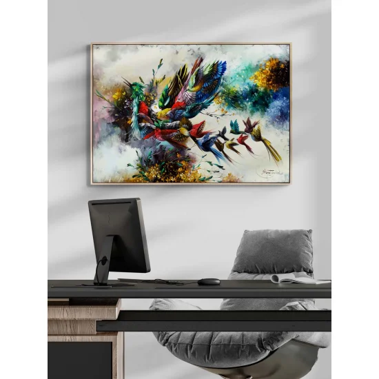 Simurgh of Colors Oil Painting