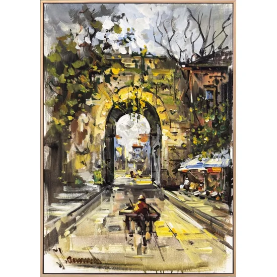 Zamanın Kapısından Yağlı Boya Tablosu