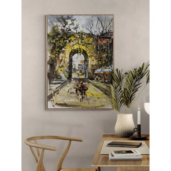 Zamanın Kapısından Yağlı Boya Tablosu