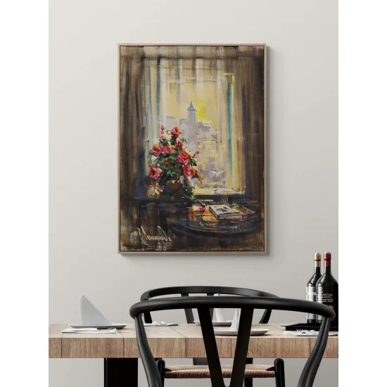 Geçmişe Açılan İstanbul Yağlı Boya Tablosu