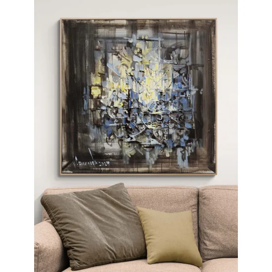 Boşluğun Haritası Yağlı Boya Tablosu