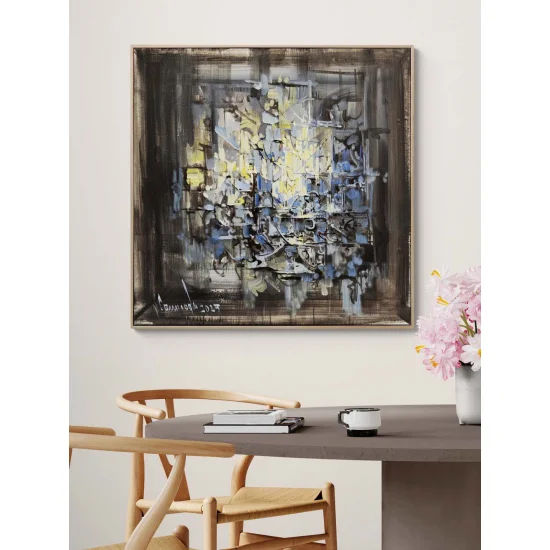 Boşluğun Haritası Yağlı Boya Tablosu