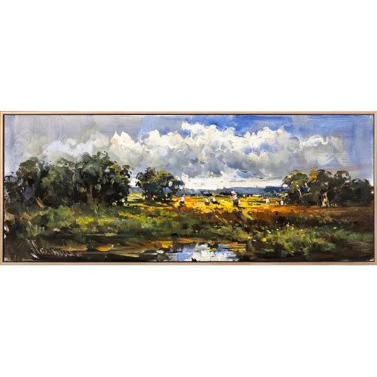 Light of the Yellow Fields Oil Painting