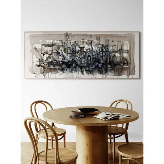 Akışın Ötesi Yağlı Boya Tablosu