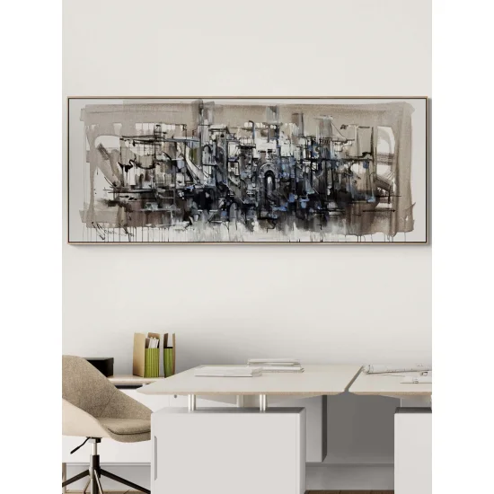 Akışın Ötesi Yağlı Boya Tablosu