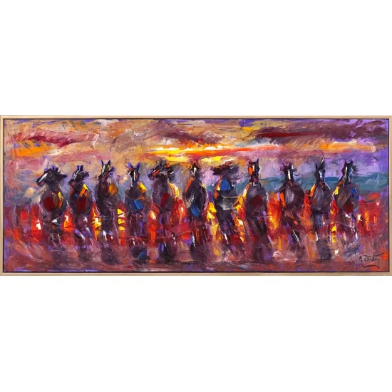 Dörtnalın Senfonisi Yağlı Boya Tablosu