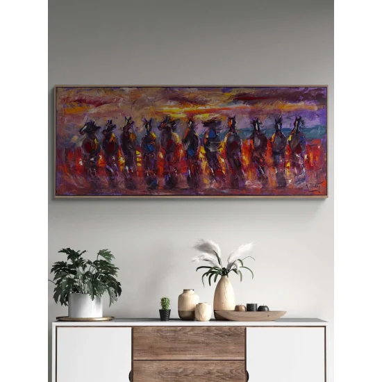 Dörtnalın Senfonisi Yağlı Boya Tablosu