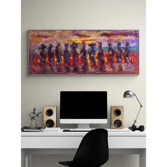 Dörtnalın Senfonisi Yağlı Boya Tablosu