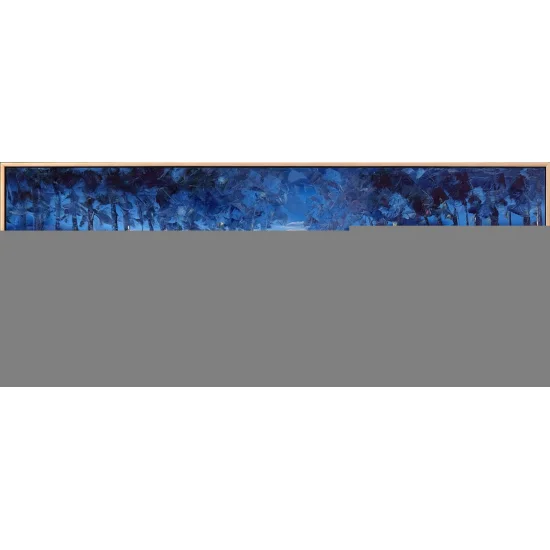 Lilies in the Moonlight Oil Painting