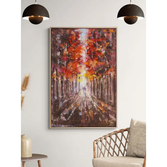 Sonbahar Melodisi Yağlı Boya Tablosu