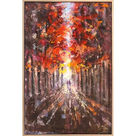 Sonbahar Melodisi Yağlı Boya Tablosu