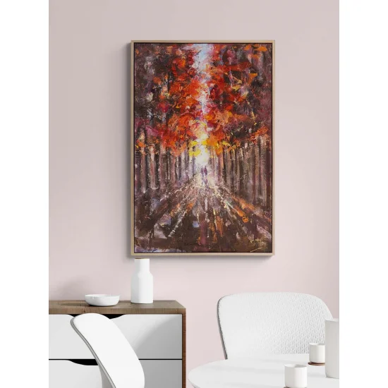 Sonbahar Melodisi Yağlı Boya Tablosu