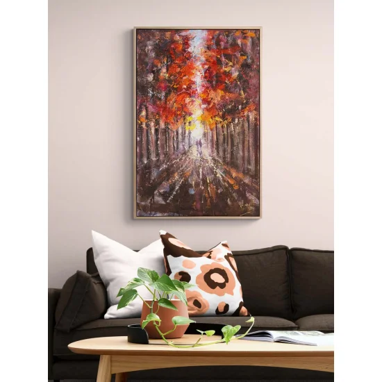 Sonbahar Melodisi Yağlı Boya Tablosu