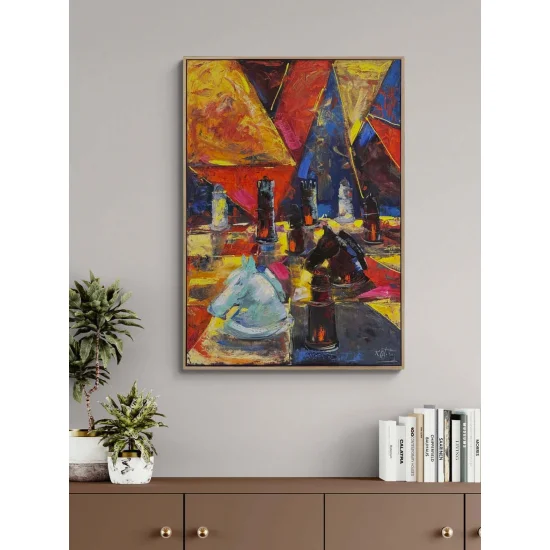 Zamanın Oyunu Yağlı Boya Tablosu