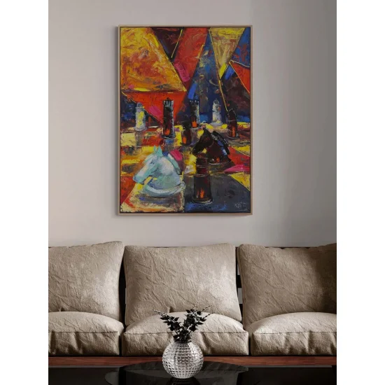 Zamanın Oyunu Yağlı Boya Tablosu