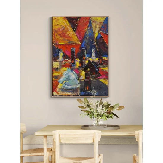 Zamanın Oyunu Yağlı Boya Tablosu