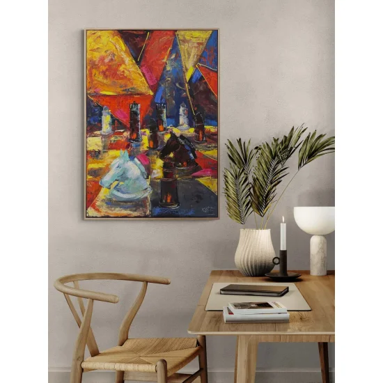 Zamanın Oyunu Yağlı Boya Tablosu