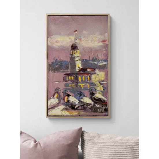 Kule ve Kanatlar Yağlı Boya Tablosu