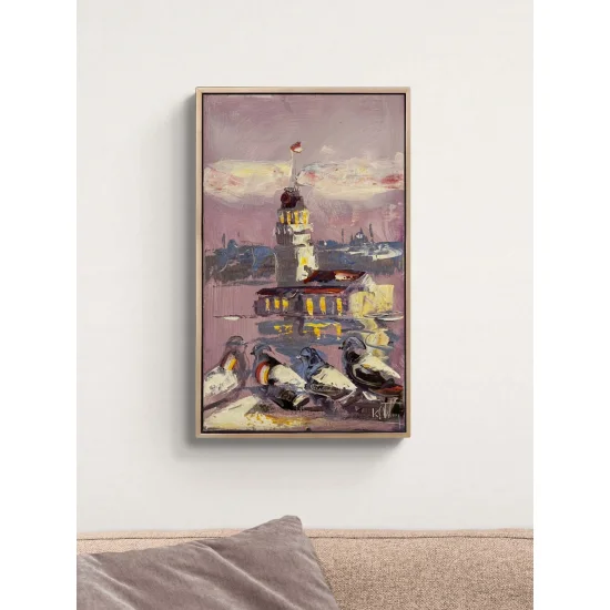 Kule ve Kanatlar Yağlı Boya Tablosu