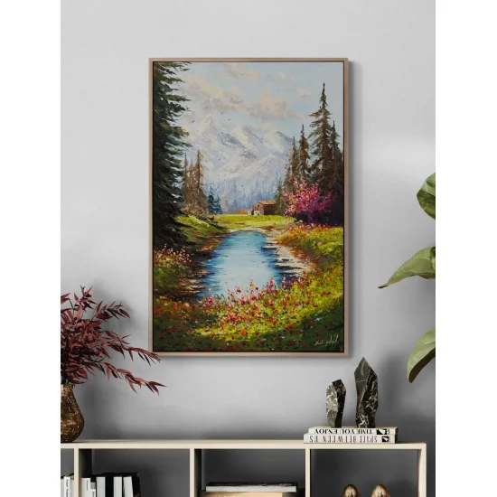 Baharın Şarkısı Yağlı Boya Tablosu