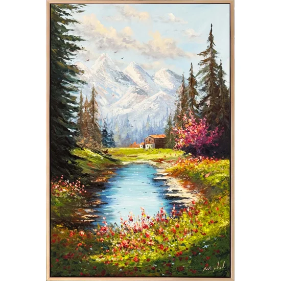 Baharın Şarkısı Yağlı Boya Tablosu