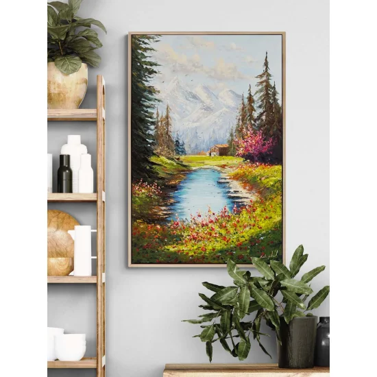 Baharın Şarkısı Yağlı Boya Tablosu