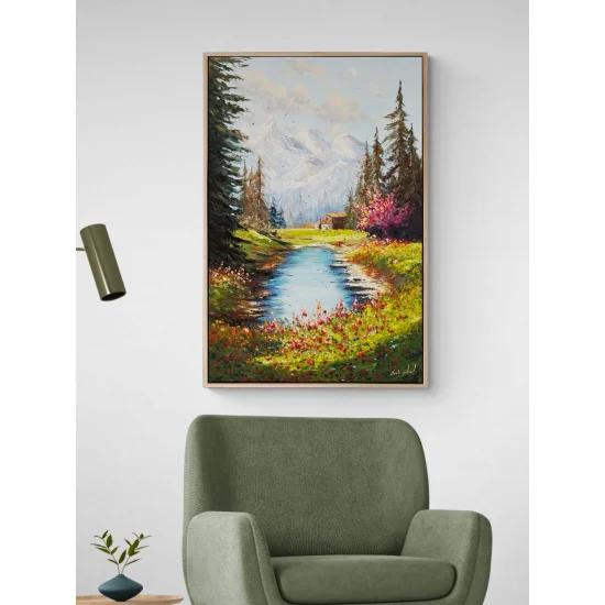 Baharın Şarkısı Yağlı Boya Tablosu