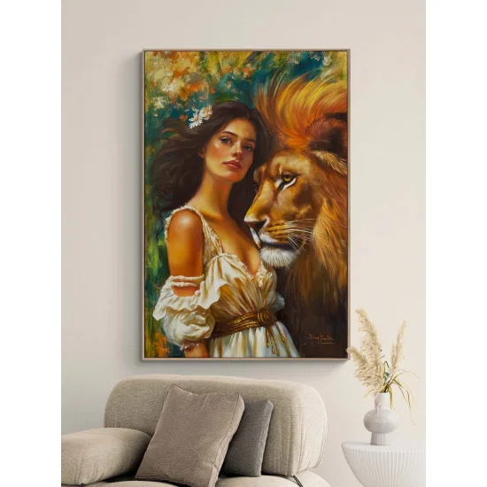 Doğanın Kraliçesi Yağlı Boya Tablosu