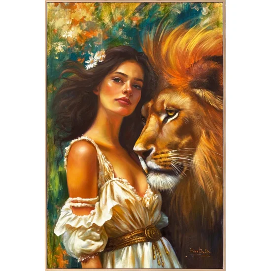 Doğanın Kraliçesi Yağlı Boya Tablosu