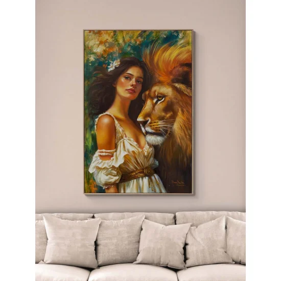 Doğanın Kraliçesi Yağlı Boya Tablosu