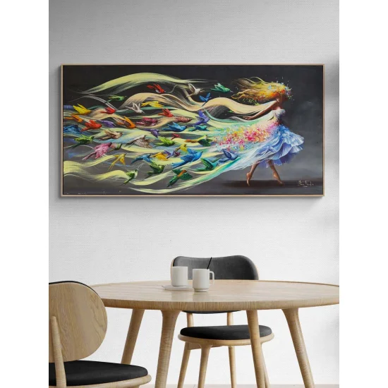 Özgürlüğün Dansı Yağlı Boya Tablosu