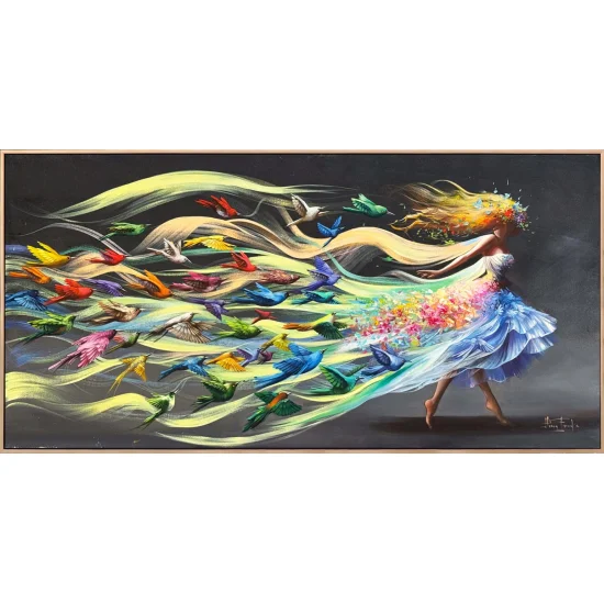 Özgürlüğün Dansı Yağlı Boya Tablosu