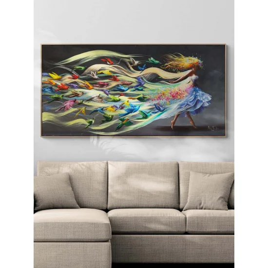 Özgürlüğün Dansı Yağlı Boya Tablosu