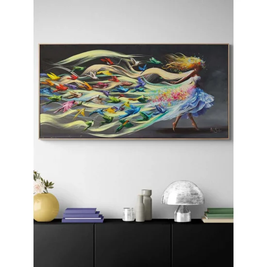 Özgürlüğün Dansı Yağlı Boya Tablosu