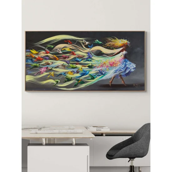 Özgürlüğün Dansı Yağlı Boya Tablosu