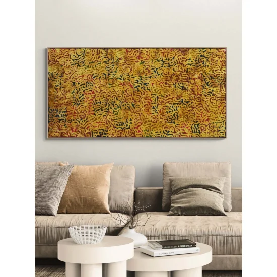 Meşk-i Rüya Yağlı Boya Hat Tablosu