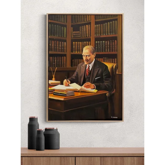 Atatürk’ün İzinde Yağlı Boya Tablosu