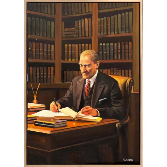 Atatürk’ün İzinde Yağlı Boya Tablosu