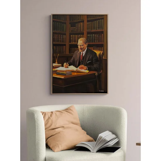 Atatürk’ün İzinde Yağlı Boya Tablosu