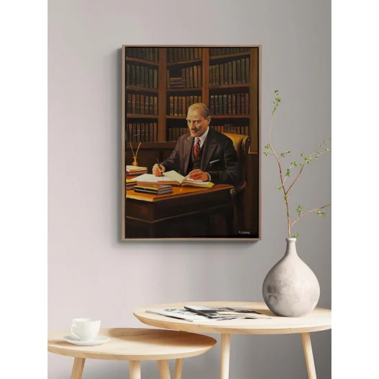 Atatürk’ün İzinde Yağlı Boya Tablosu
