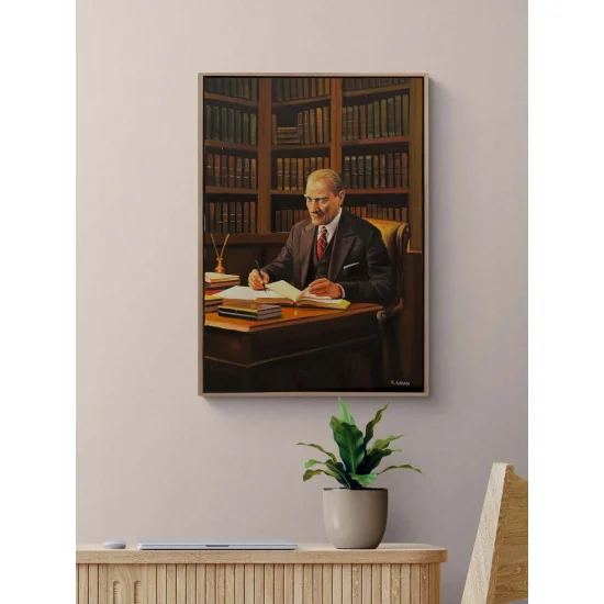 Atatürk’ün İzinde Yağlı Boya Tablosu