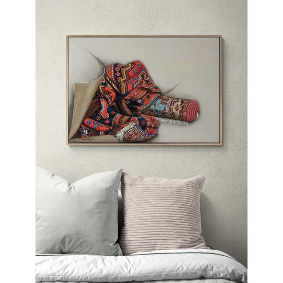 Zamanın İzinde Halı Yağlı Boya Tablosu