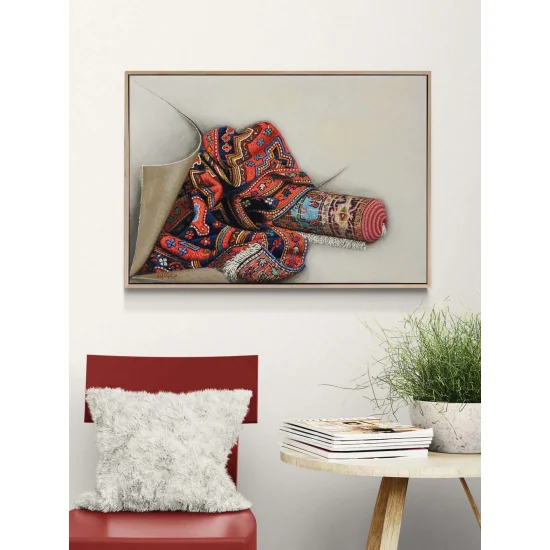 Zamanın İzinde Halı Yağlı Boya Tablosu