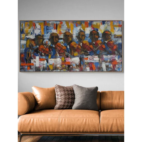 Ezgide Buluşma Yağlı Boya Tablosu