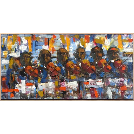 Ezgide Buluşma Yağlı Boya Tablosu