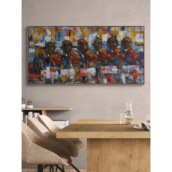 Ezgide Buluşma Yağlı Boya Tablosu