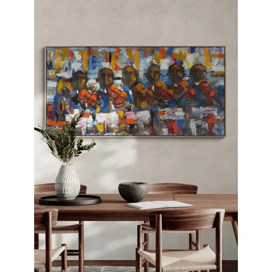 Ezgide Buluşma Yağlı Boya Tablosu