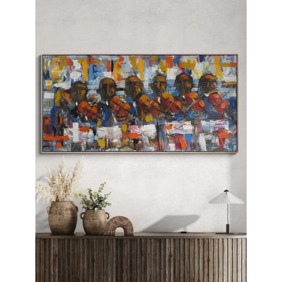 Ezgide Buluşma Yağlı Boya Tablosu