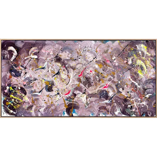 Dalgaların İçinde Yağlı Boya Tablosu