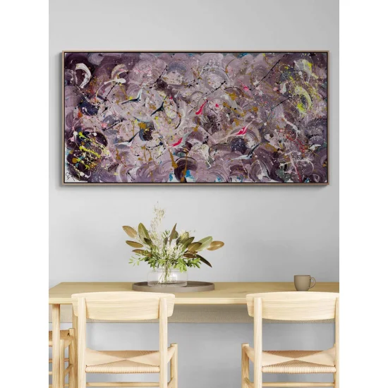 Dalgaların İçinde Yağlı Boya Tablosu